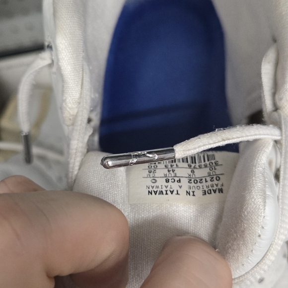 Finish Line Black and White Sneakers - Picture 1 of 6